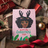 Black Girl Christmas Card